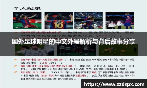 国外足球明星的中文外号解析与背后故事分享